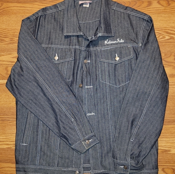 Vintage Platinum Fubu Fat Albert Rudy Denim Jacket XXXL 3XL mens - Picture 5 of 11
